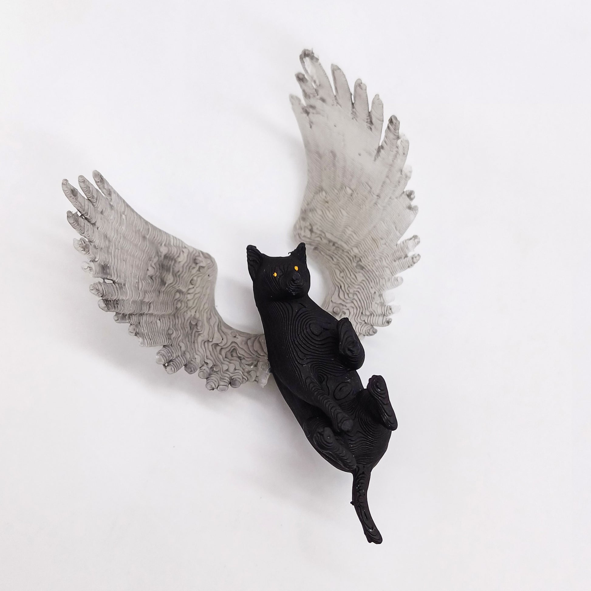 Fliegende Katze im Maßstab 1:12 - Miniaturen