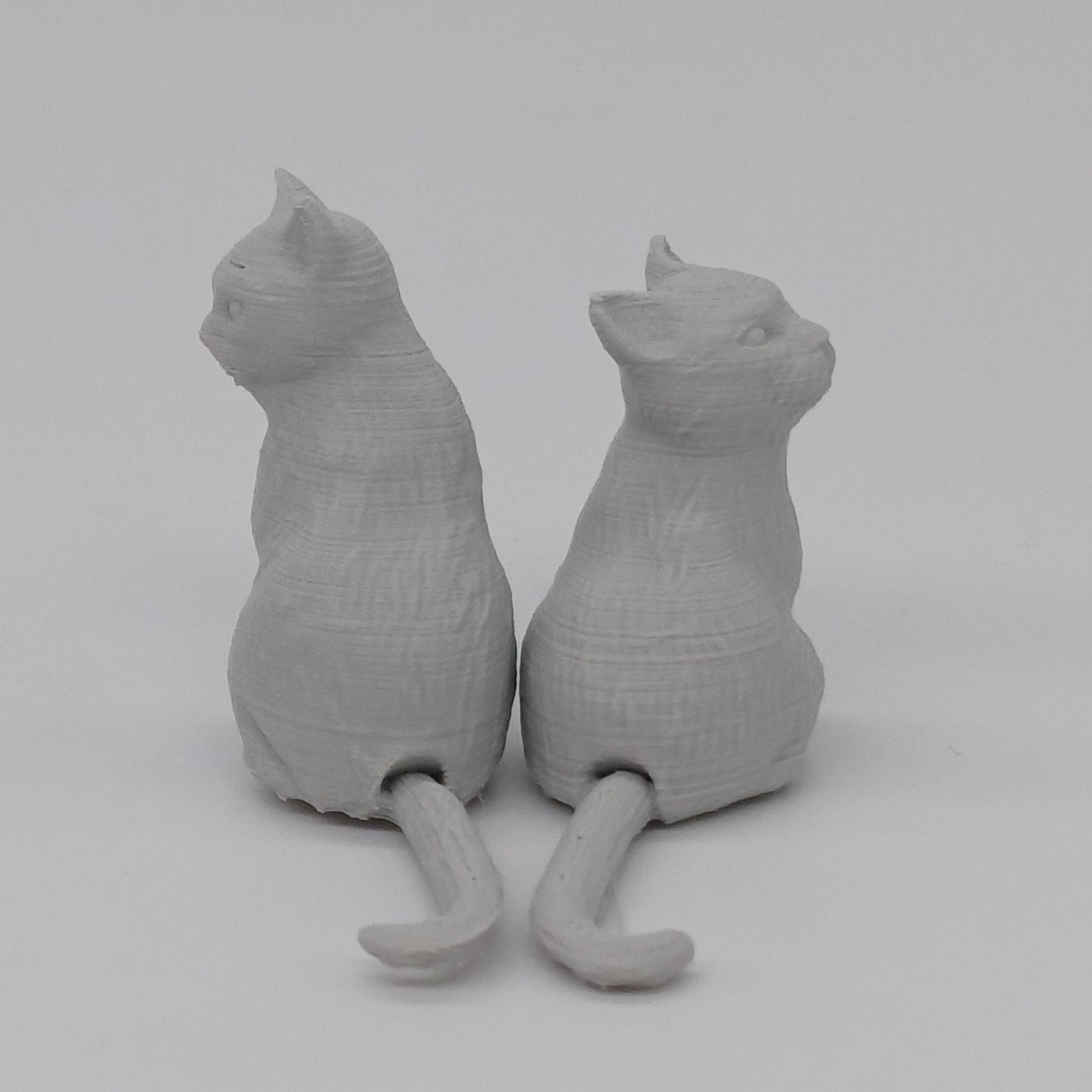 Schmusekatzen im Maßstab 1:12 - Unbemalt - Miniaturen