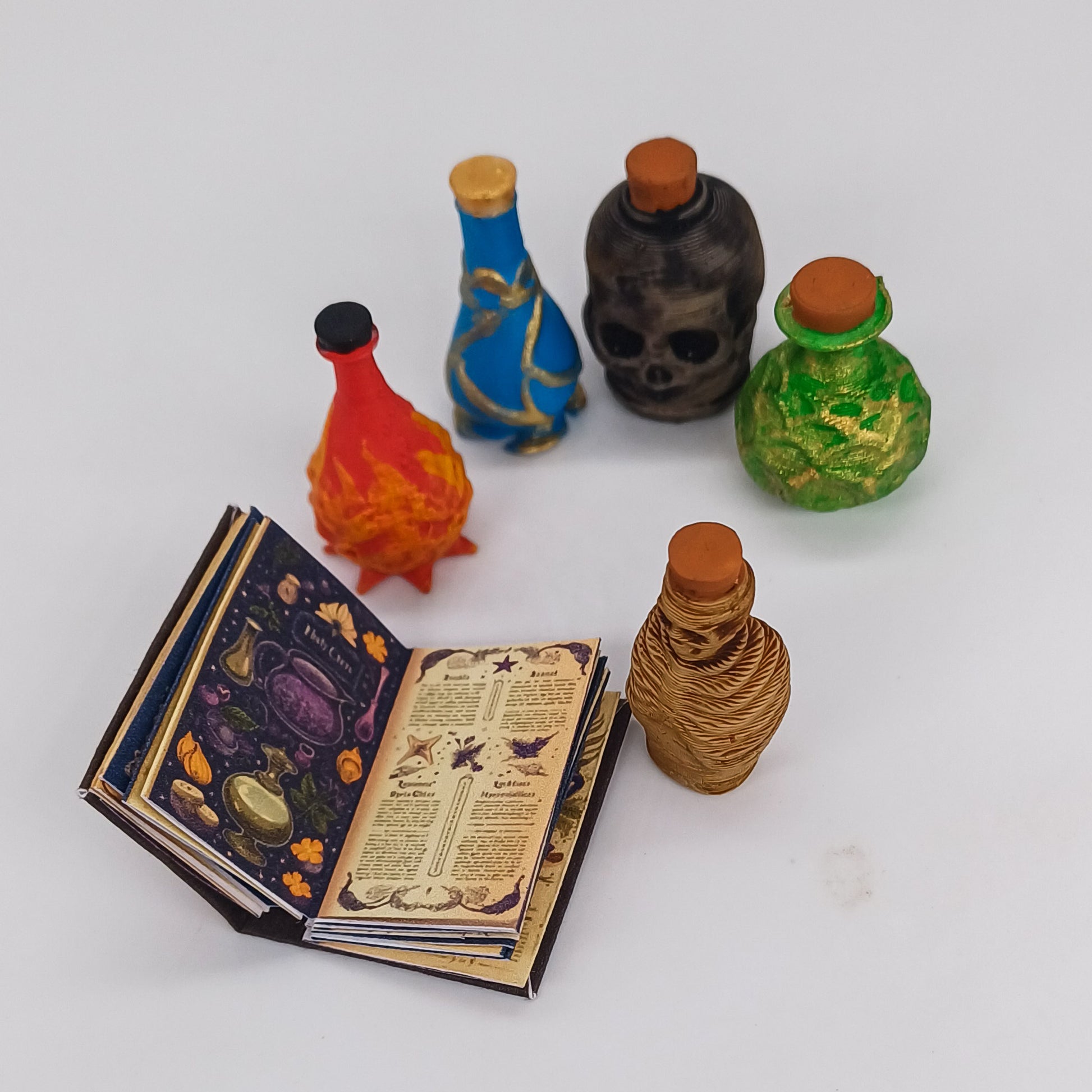 Magische Flaschen im Maßstab 1:12 - Miniaturen