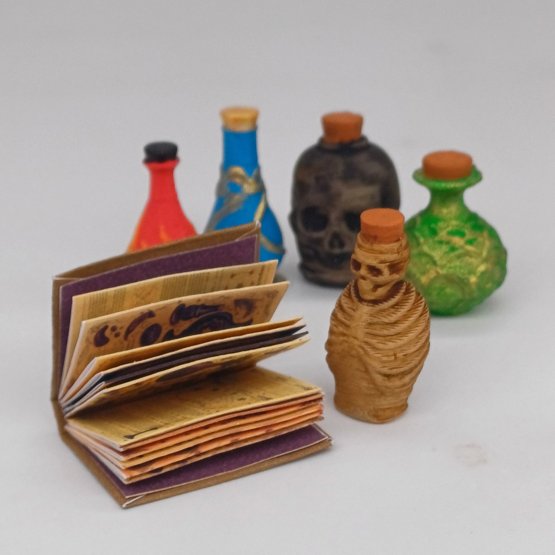 Magische Flaschen im Maßstab 1:12 - Miniaturen