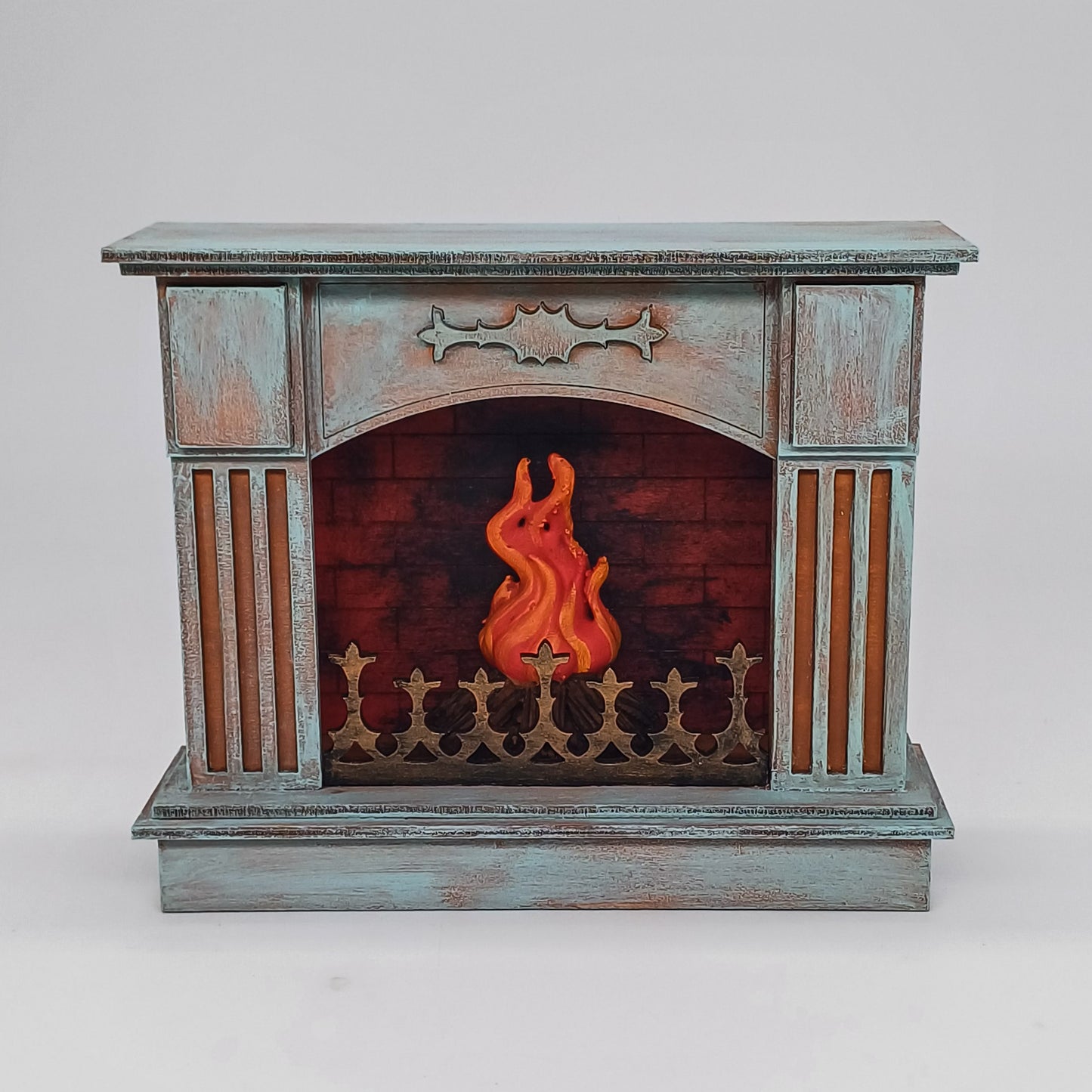 DIY Kamin mit Feuer im Maßstab 1:12 - Miniaturen