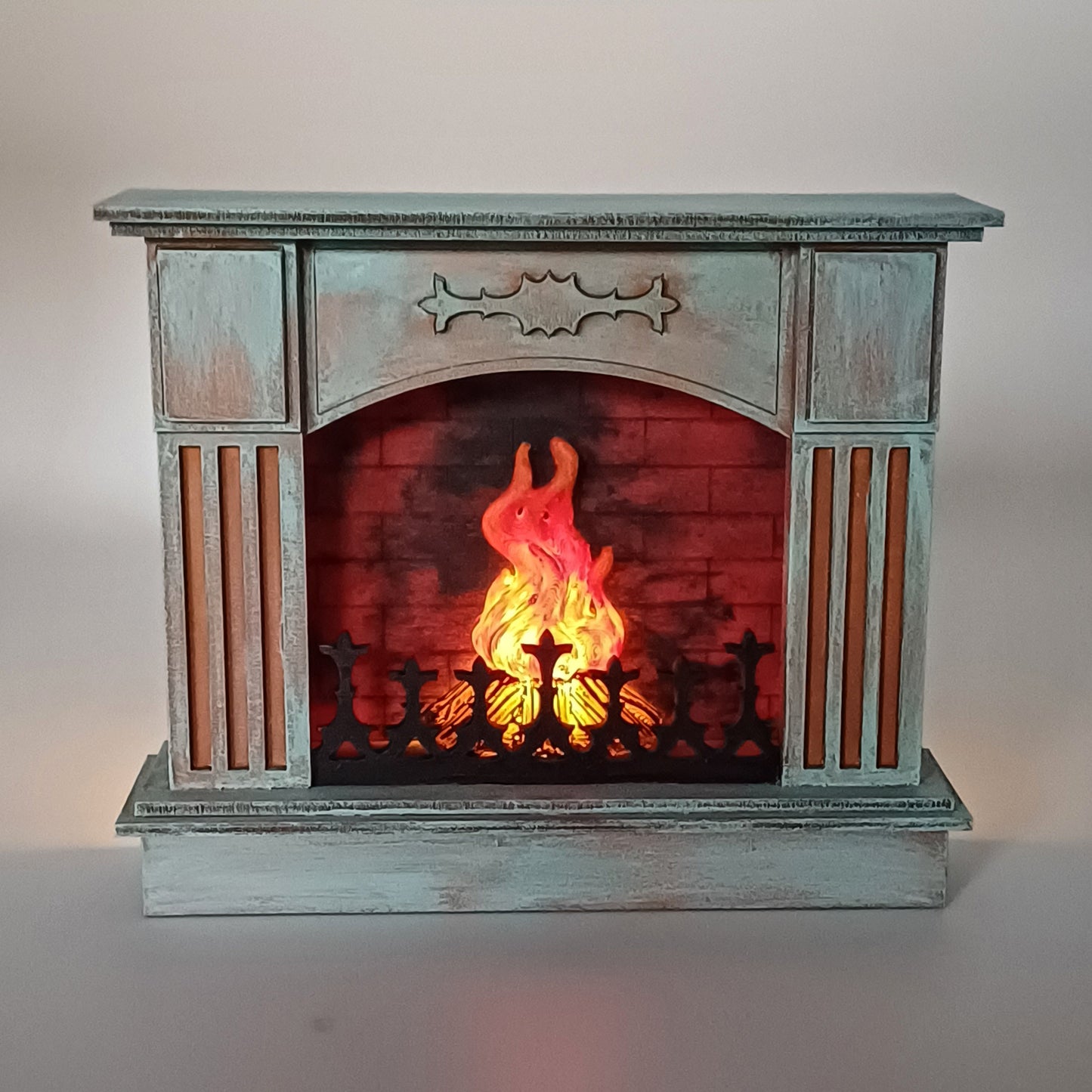 DIY Kamin mit Feuer im Maßstab 1:12 - Miniaturen