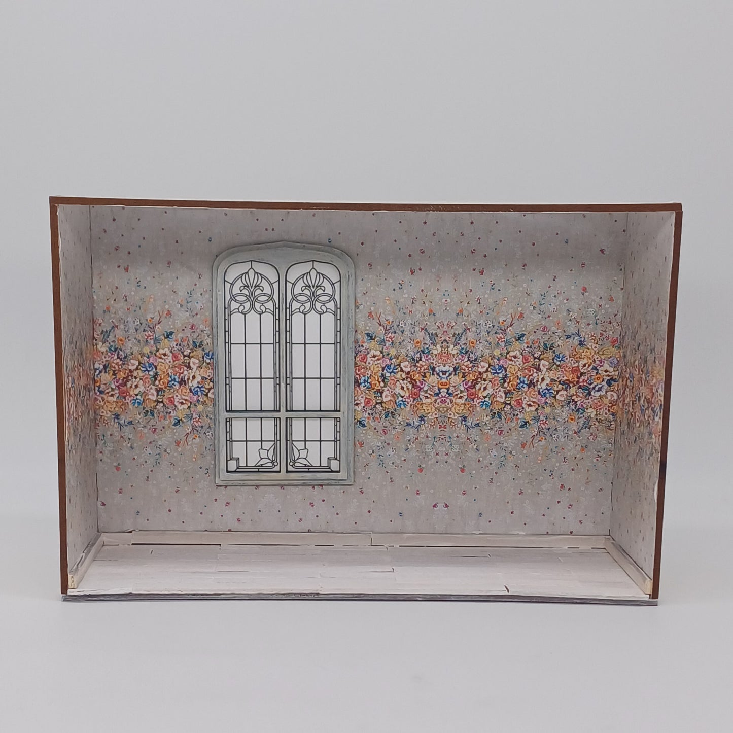 Window Nook zum dekorieren mit Miniatur im Maßstab 1:12 - Gartenhaus - Book Nook