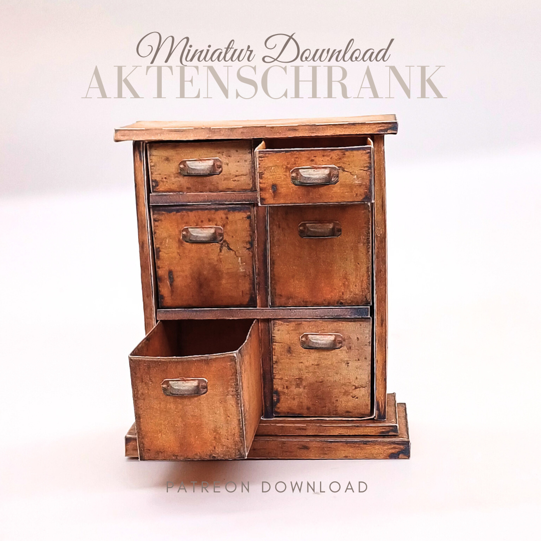 Der magische Aktenschrank – Bastelbogen Download