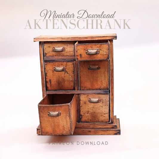 Der magische Aktenschrank – Bastelbogen Download