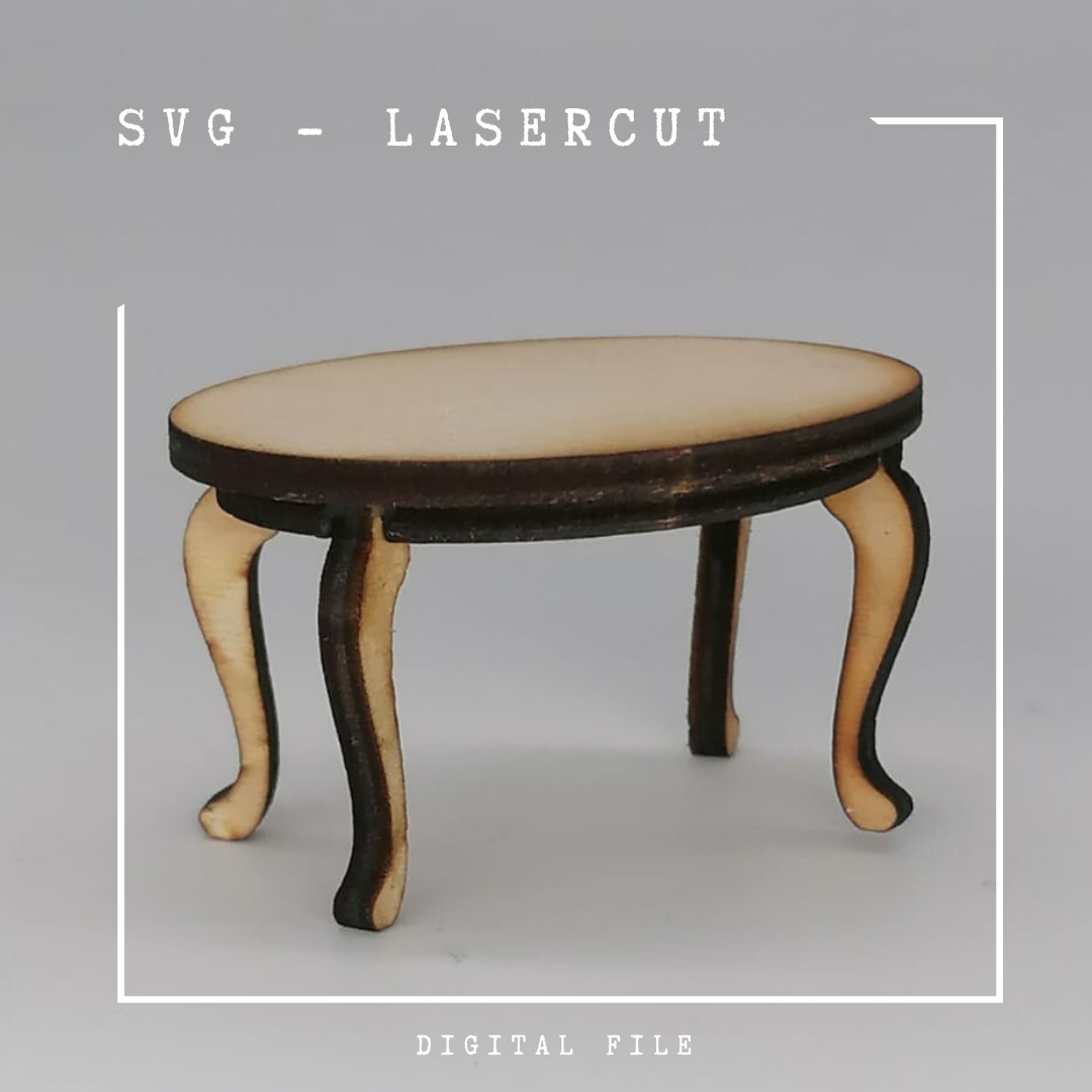 SVG download file 1:12 scale side table