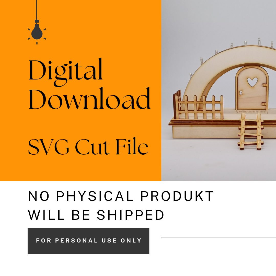 SVG digital download fight door rocking arch