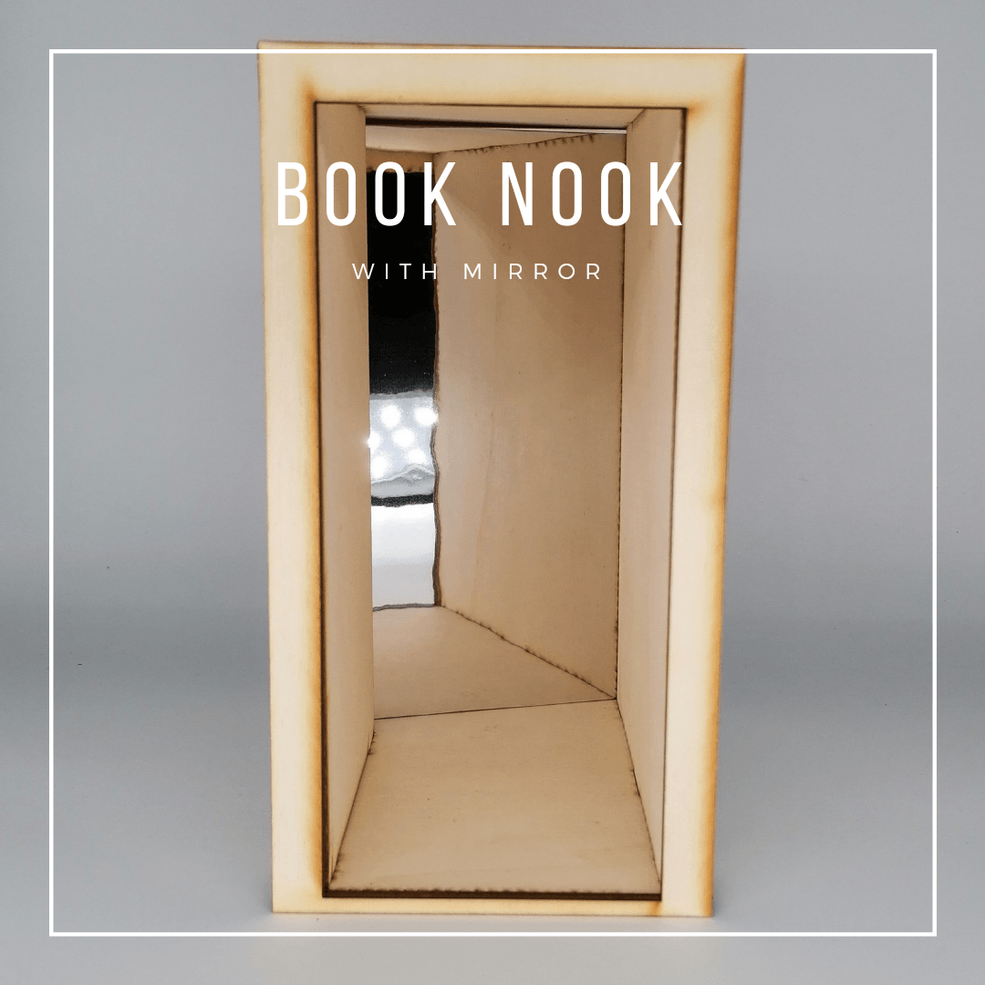 Book Nook with Mirror DIY Kit