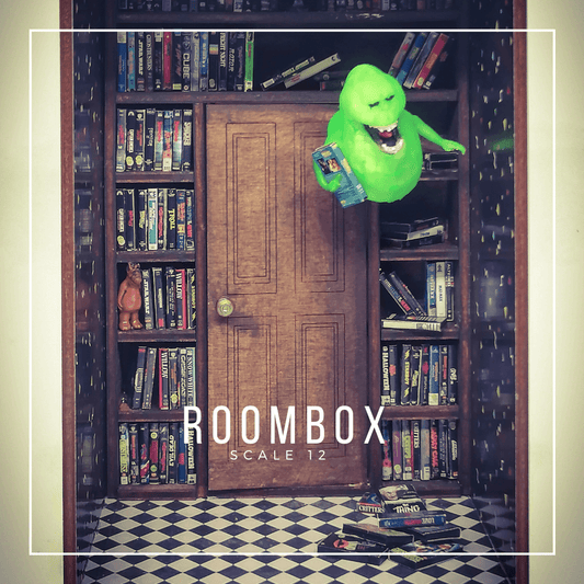 Roombox-kit met deur op schaal 1:12