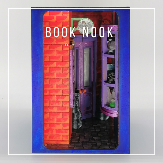 Book nook magical alley diy kit