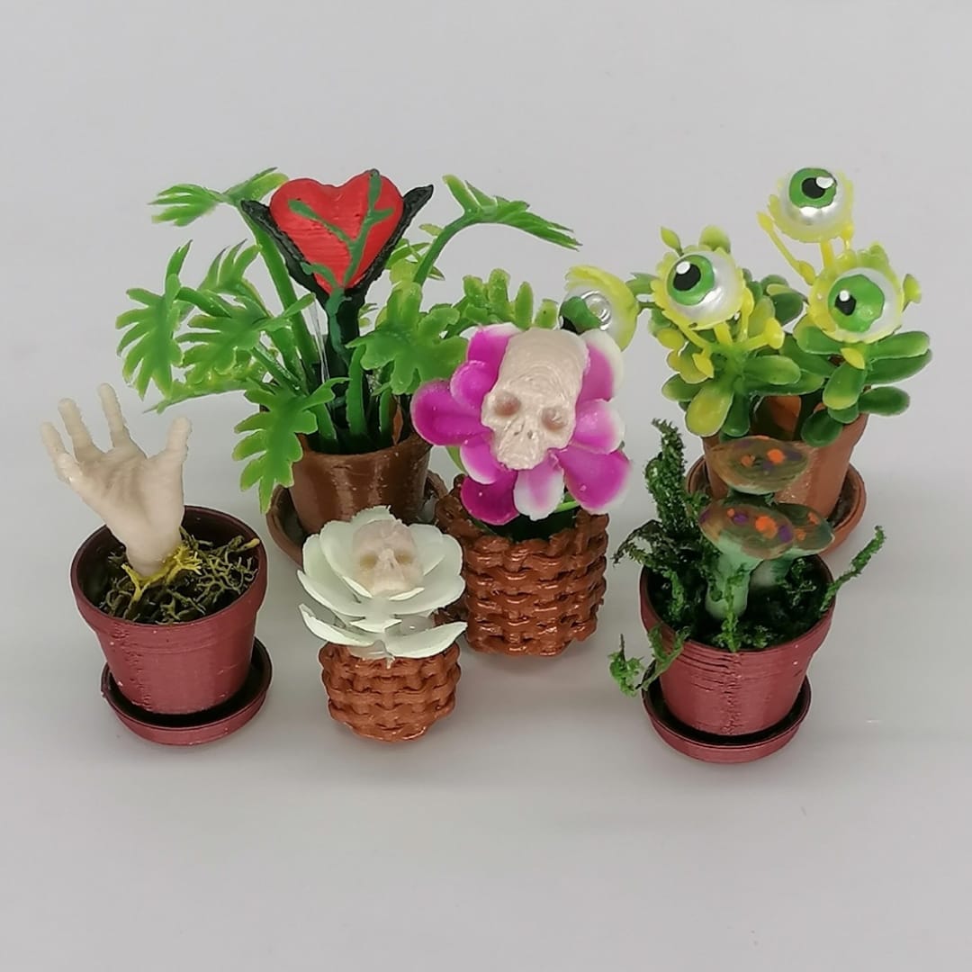 Magische Miniatur Pflanzen im Maßstab 1:12 - Miniaturen