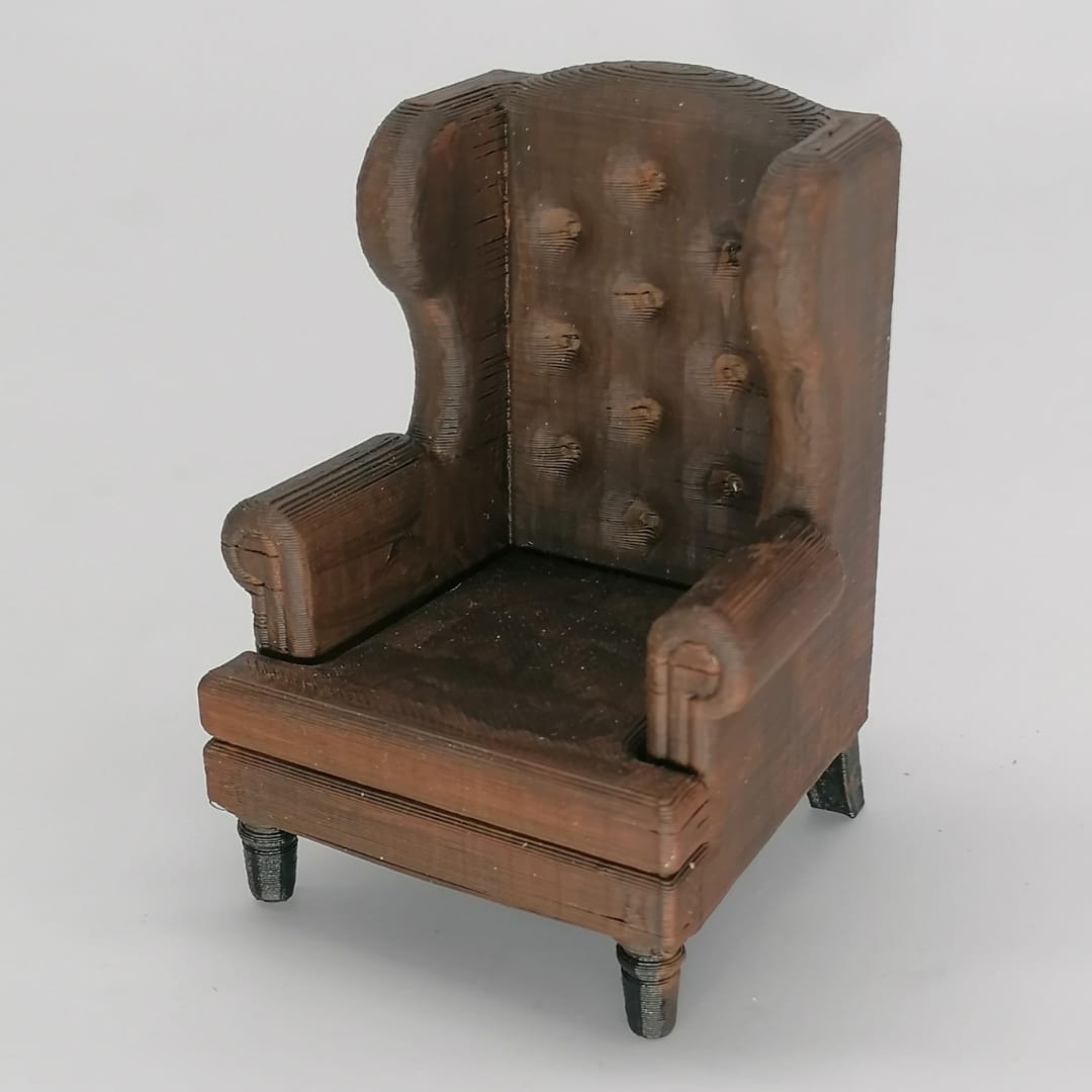 Miniatur Sessel im Maßstab 1:12 - In Wunschfarbe - Miniaturen