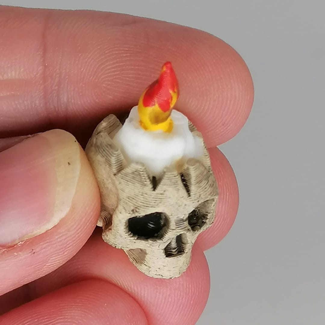 crâne miniature