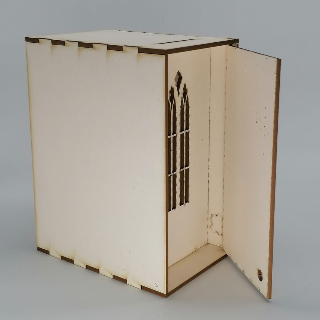 Kit de bricolage de boîte de coin de livre