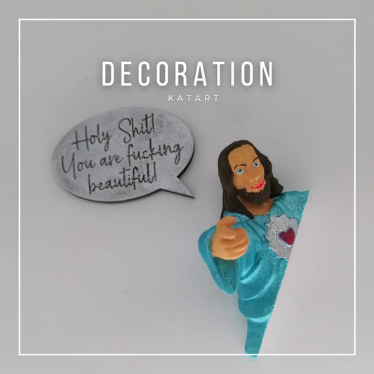 Motiverend decoratiecompliment van Jezus