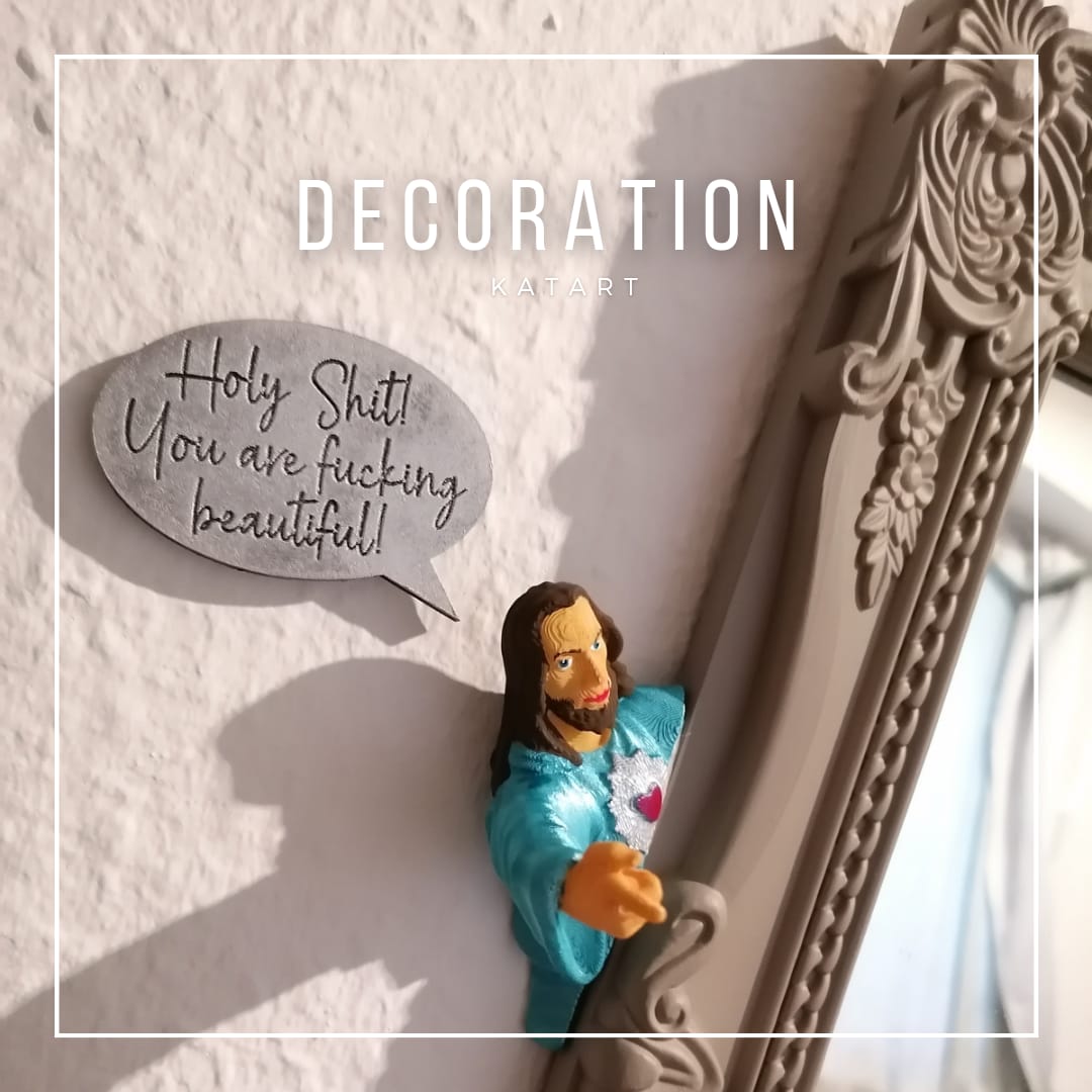 Motiverend decoratiecompliment van Jezus