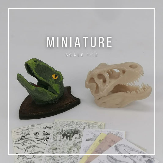 Dinosaurier Studie im Maßstab 1:12 - Miniaturen