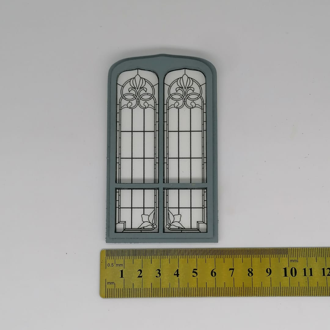 Bleiglasfenster im Maßstab 1:24 - Miniaturen