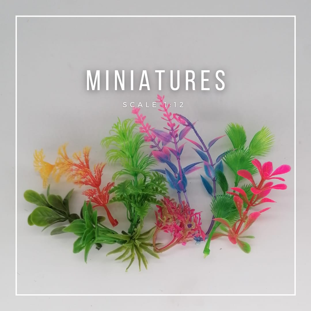 Miniatur Pflanzen zum Basteln im Maßstab 1:12
