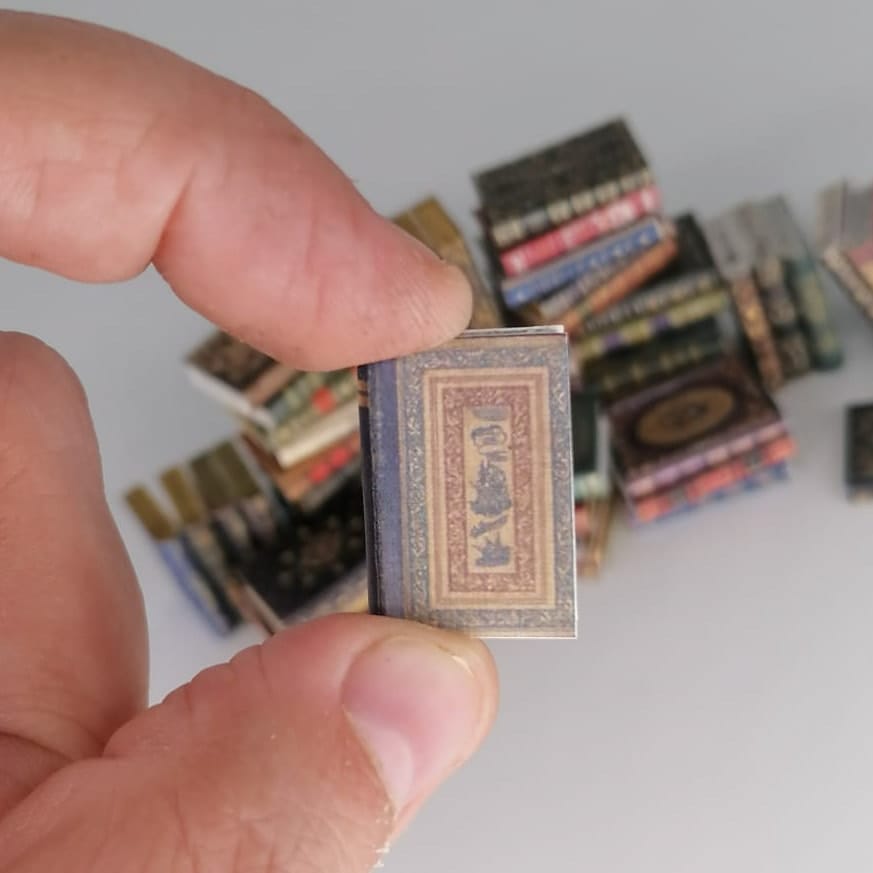 Miniatuurboeken antieke kit